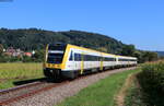 612 125-4 und 612 052-0 als IRE 3046 (Ulm Hbf-Basel Bad Bf) bei Espasingen 24.9.21