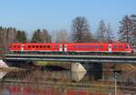 612 xxx am 03.03.2022 auf der Naabbrücke in Schwandorf.