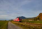 Regioswinger 612 087 als RE 76 nach Oberstdorf in Altstädten (16.10.2022)