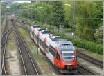 R5644 von Bludenz mit 4024 035-0 erreicht in Krze Lindau Hbf.