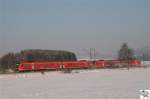 Zwei Regioswinger (Baureihe 612) auf den Weg nach Sden bei Neukenroth im Landkreis Kronach am 6.