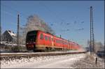 612 550/050 und ein weiterer 612er sind bei Westhofen als RE17  SAUERLAND-Express  nach Hagen unterwegs. (06.01.2009)