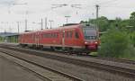 Der 612 543 bei seiner berfhrungsfahrt nach Kassel Hbf durch Eichenberg am 05.06.2009.