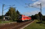 Mit (noch) eingeschalteter Neigetechnik und mit mehr als 100 Sachen durcheilt 612 492 und ein Schwesterfahrzeug den Haltepunkt Kleinschirma bei Freiberg als RE 3788 von Dresden Hbf nach Nrnberg Hbf.