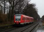 Eigentlich nur als Probeschuss fr 01 0509 angedacht, aber das sich das Foto gelohnt hat zeigt ein Blick auf die Betriebsnummer: 612 001 eilt am 27.03.2010 durch den Hp Langebrck bei Dresden