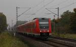 612 121 als RE nach Graben-Neudorf.Aufgenommen am 18.10.10 in Lampertheim.