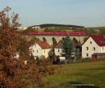 Neuer Versuch, diesmal am 29.10.2010, aber wieder keine 218er Lok mit Silberlingen....