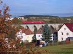 Herbstfoto, auf dem ich gerne den 218er RE aus Leipzig gehabt htte.