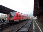 Br 612 051 durchfhrt mit einem LZ Weinheim habe diese BR noch nie in Weinheim gesehen.am 1.11.2005