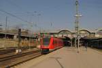 DB 612 052 (95 80 0612 052-0 D-DB) als RE 3309 von Saarbrcken Hbf nach Frankfurt (M) Hbf, in Mainz Hbf; 29.03.2011