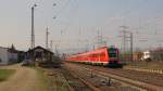 DB 612 124 als RE 3313 von Saarbrcken Hbf nach Frankfurt (M) Hbf, in Mainz-Mombach; 28.03.2011