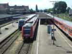 VT 612 steht in Lindau Hbf    Aufgenommen am 12.06.2011