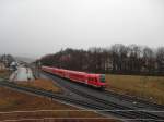 Am 16.12.2011 ist dieser Triebwagen nach Hannover unterwegs.