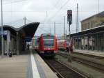 Hier ein kleiner Blick zum Hofer Hbf., man sieht 2 612er.