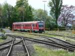 612 149 wartet am 3.5.10 in Lindau Hbf auf die Rckfahrt nach Nrnberg Hbf.