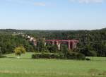 Zwei 612er sind am 30.09.13 auf der Elstertalbrcke zusehen.