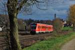 612 665 mit dem RE 3562 nach Nürnberg bei Sulzbach-Rosenberg, 07.11.2013