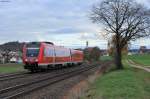 612 986 mit dem RE 3564 nach Nürnberg bei Sulzbach-Rosenberg, 07.11.2013