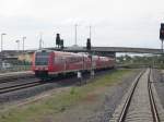 Doppeltraktion 612 bei der Einfahrt in Halberstadt nach Halle (Saale) HBF am 01.05.2015