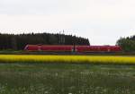 Trotz Umstellung auf Dosto Züge mit 143er sieht man auch noch die BR 612 im Vogtland auf ihrer alten Stammstrecke nach Dresden.