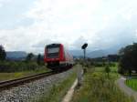 DB Regio 612 004 am 10.08.15 bei Fischen im Allgäu 