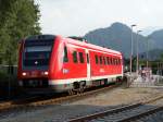 DB Regio 612 574 am 11.08.15 in Fischen Allgäu