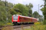 612 066 DB Regio bei Michelau am 06.09.2015.