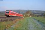 612 988 und ein weiterer 612er mit dem RE3693 (Hof-Regensburg) bei Oberteich, 19.04.2014