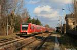 Am 04.02.07 durchfhrt der CLEX (Chemnitz-Leipzig-Express)in Form von 612 607 den Hp Wittgensdorf-Mitte.