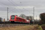 612 666 DB Regio bei Gruben am 21.11.2015.