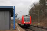 612 987 DB Regio in Michelau/ Oberfranken am 23.12.2015.