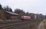 612 490 hat als RE von Regensburg gleich den Zielbahnhof Hof in Oberfranken erreicht.