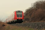 612 964 DB Regio bei Burgkunstadt am 30.03.2016.