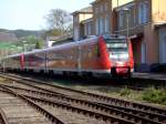 612 050-5 am 16.04.07 auf dem Weg nach Kassel-Wilhelmshhe im Bahnhof Arnsberg.