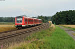 612 972 als RE3698 von Regensburg nach Hof bei Oberteich, 22.07.2016