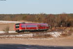 612 108-0 als IRE 3207 (Neustadt(Schwarzw)-Donaueschingen) bei Löffingen 15.2.17