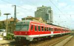 614 052 als RB 30272 (Frth–Markt Erlbach) am 13.08.2003 in Frth (Bay) Hbf