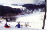 Nebenbahn Hof - Bad Steben im Winter.