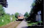 614031 als N nach Bad Steben kommt gleich im HP Vogelherd zum stehen.