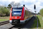 620 035 S23 (Euskirchen - Bonn Hbf) bei der Einfahrt in den Bf Odendorf - 14.04.2018