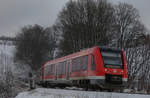 620 020 fhrt als RB25 nach Kln Hansaring durch Meinerzhagen-Gntenbecke.