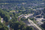 Vom (fast) neuen Nahe Skywalk bei Hochstetten-Dhaun hat man einen schönen Überblick über das Nahetal im Kirner Land.