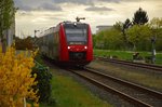 In Lorsch fährt der 622 041 als RB 63 nach Bensheim ein.