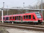 623 025 in Neubrandenburg am 07.03.2021  (Bild von einer ffentlich zugnglichen Strae aus gemacht.) 