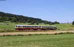 VS 250 und VT 411 als RB 22274 (Engstingen-Münsingen) bei Gomadingen 1.7.18