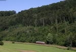 VT 411 der SAB als SAB22182 (Engstingen-Schelklingen) bei Sondernach 1.8.19