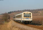 VS 204, VT 128 und VT 129 als SWE74217 (Riegel-Malterdingen NE-Breisach) bei Burkheim 26.1.17