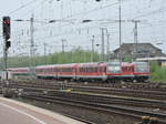 Dortmund Hbf, abgestellter Dieseltriebwagen der Baureihe 628, 10.