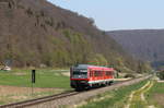 629 005-0 als RB 22362 (Ulm Hbf-Ehingen(Donau) bei Schelklingen 21.4.17