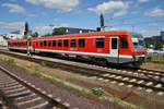 928 600-5 fährt am 17.6.2017 als RB76 (RB21552) von Schönberg(Holstein) kommend in den Kieler Hauptbahnhof ein.